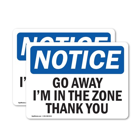 Signmission Safety Culture Sign, 5 in Width, Vinyl Decal, Rectangle OS-2PACK-NS-D-35-L-13136